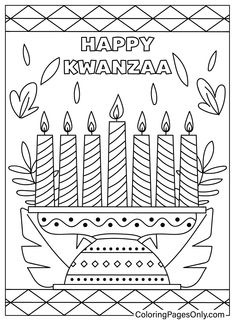 Kwanzaa coloring pages ideas kwanzaa coloring pages free printable coloring pages