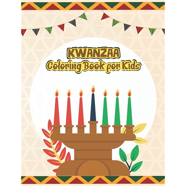 Kwanzaa coloring books for kids simple easy kwanzaa coloring book for kids kwanzaa gift for kids perfect for toddlers preschool children children kids to celebrate days of kwanzaa publication