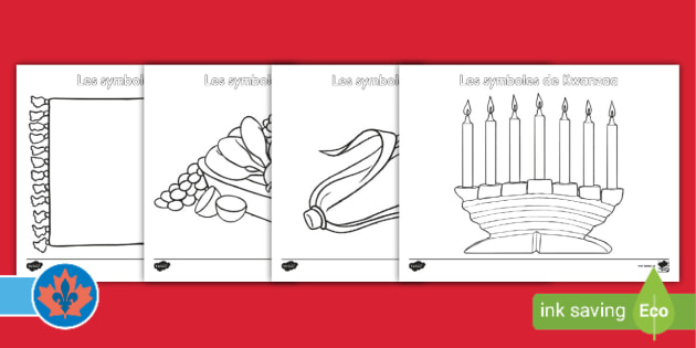 Symbols of kwanzaa colouring pages french