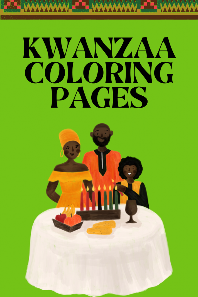 How to make a simple kwanzaa kinara shapes craft