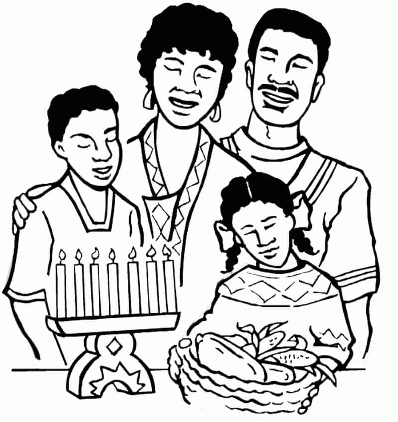 Printable kwanzaa coloring pages