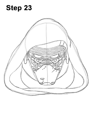 How to draw kylo ren star wars