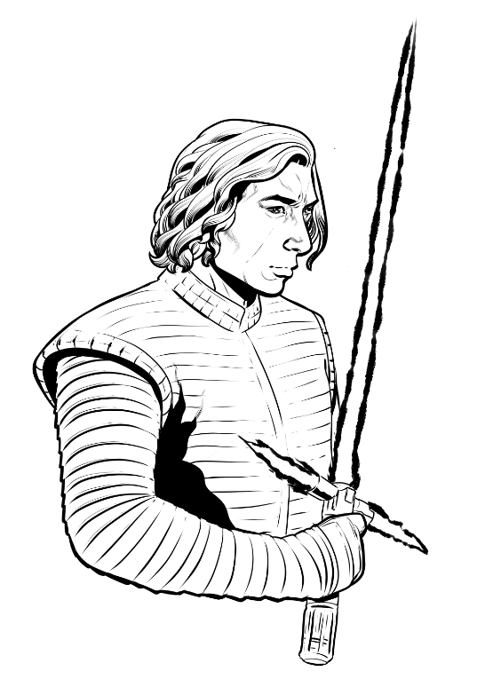 Will sliney on x drawing ben solo on twitch right now for the launch of the rise of kylo ren ic httpstcogkmpknmbw httpstcohnunapxd x