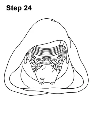 How to draw kylo ren star wars