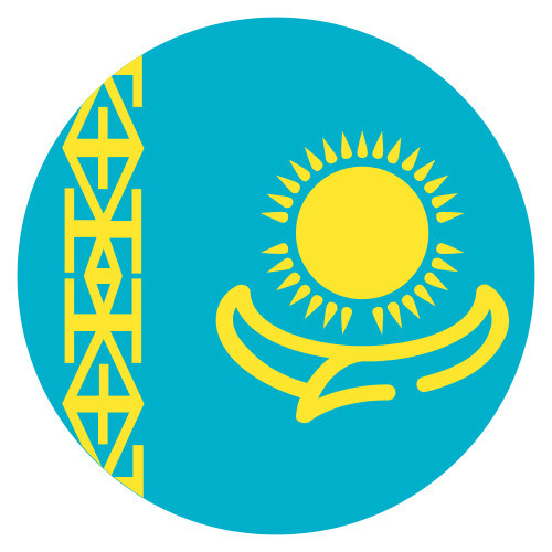 Emoji one wall icon kazakhstan flag