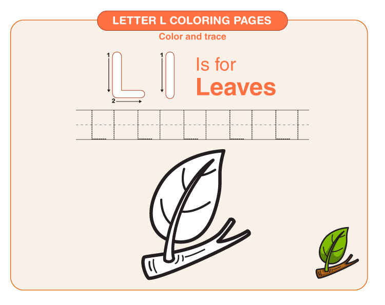 Letter l coloring pages download free printables for kids