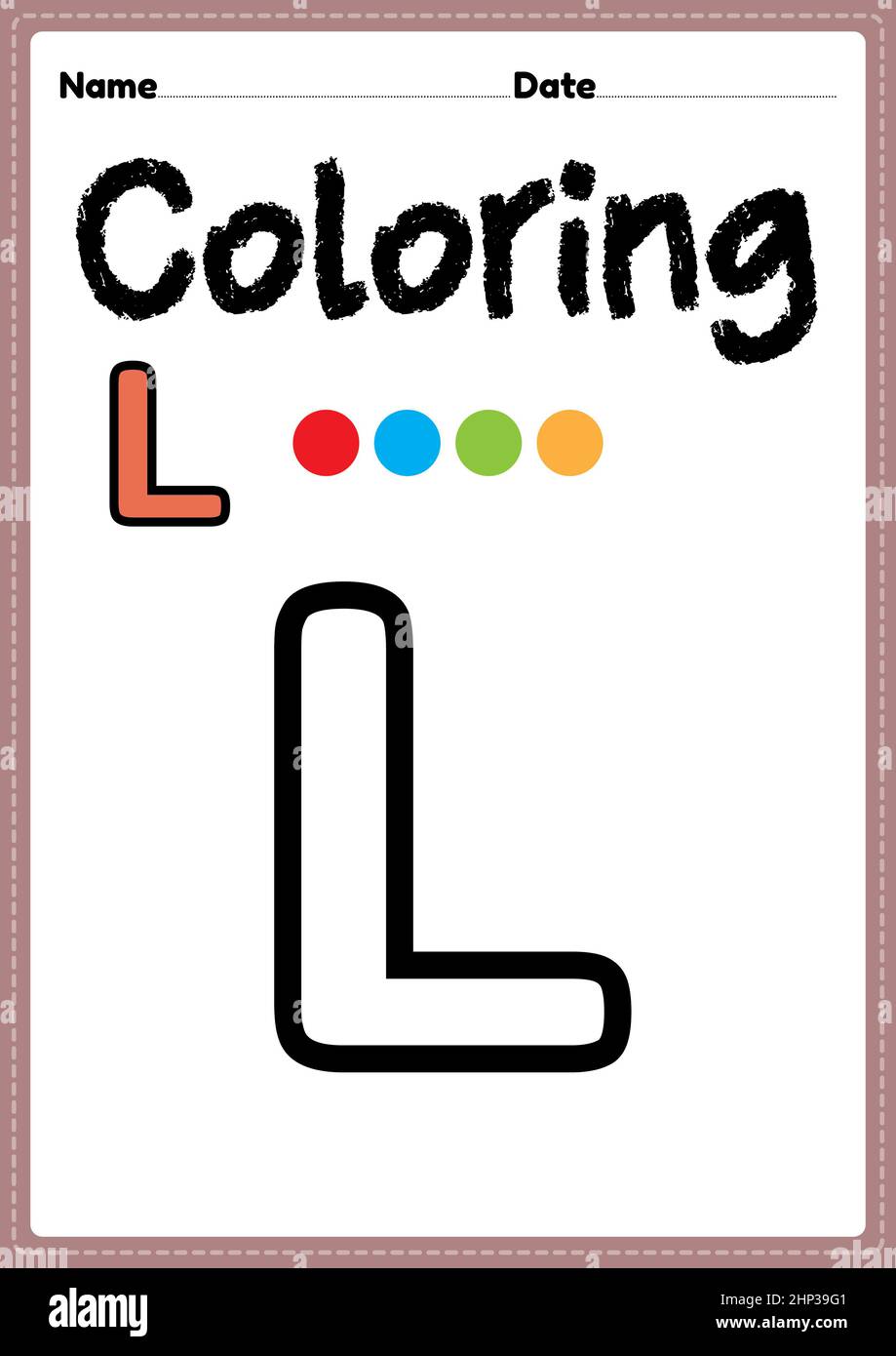 Letter l worksheets hi