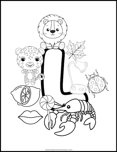 Letter l worksheets free easy print