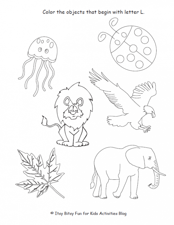 Free letter l worksheets for preschool kindergarten kids activities blog