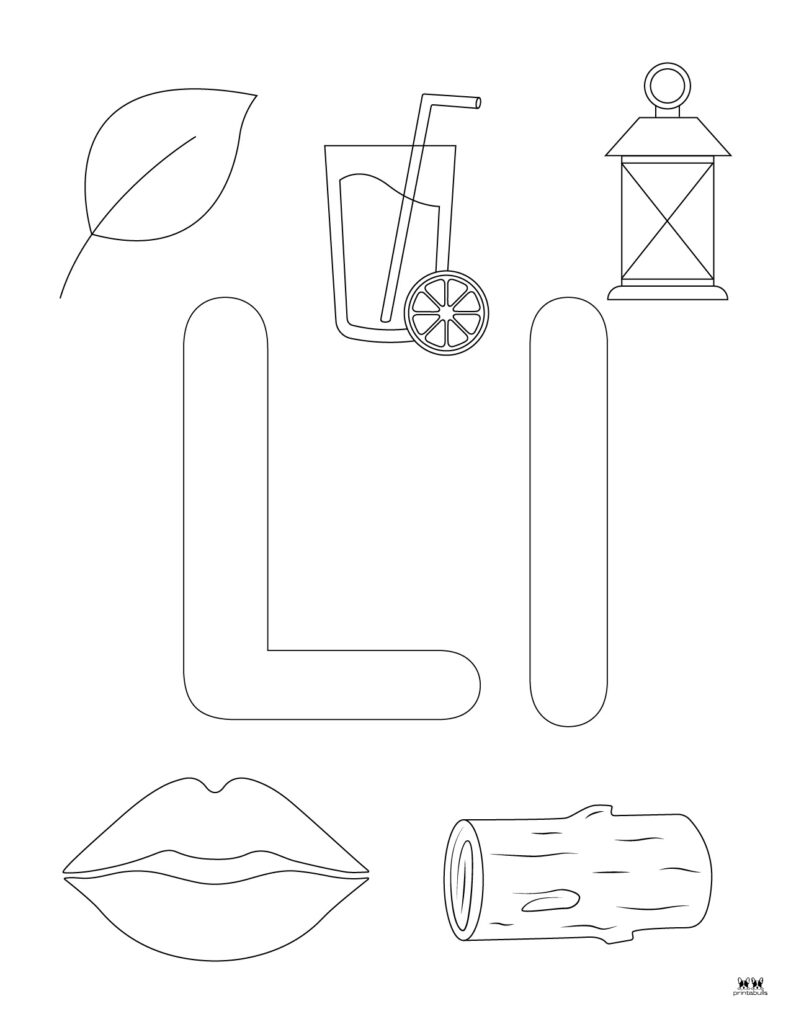 Letter l worksheets