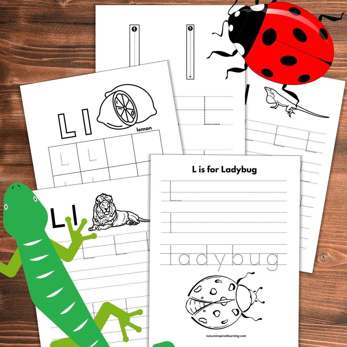 Letter l tracing worksheets free