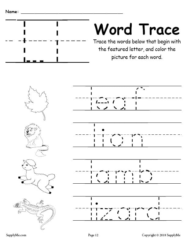 Letter l words