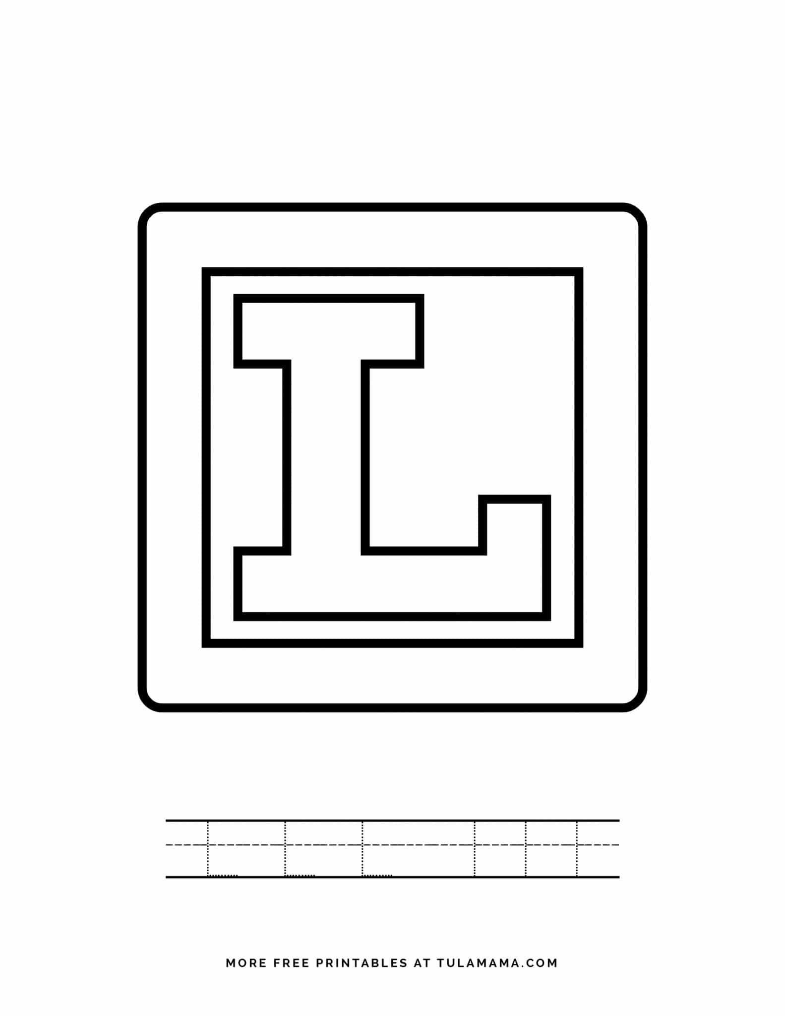 Free printable alphabet blocks tracing worksheets for preschoolers