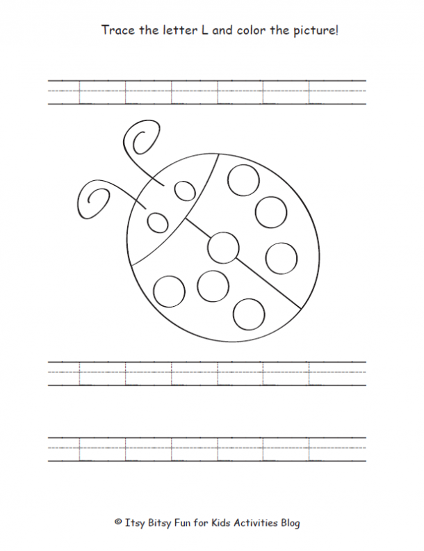 Free letter l worksheets for preschool kindergarten kids activities blog