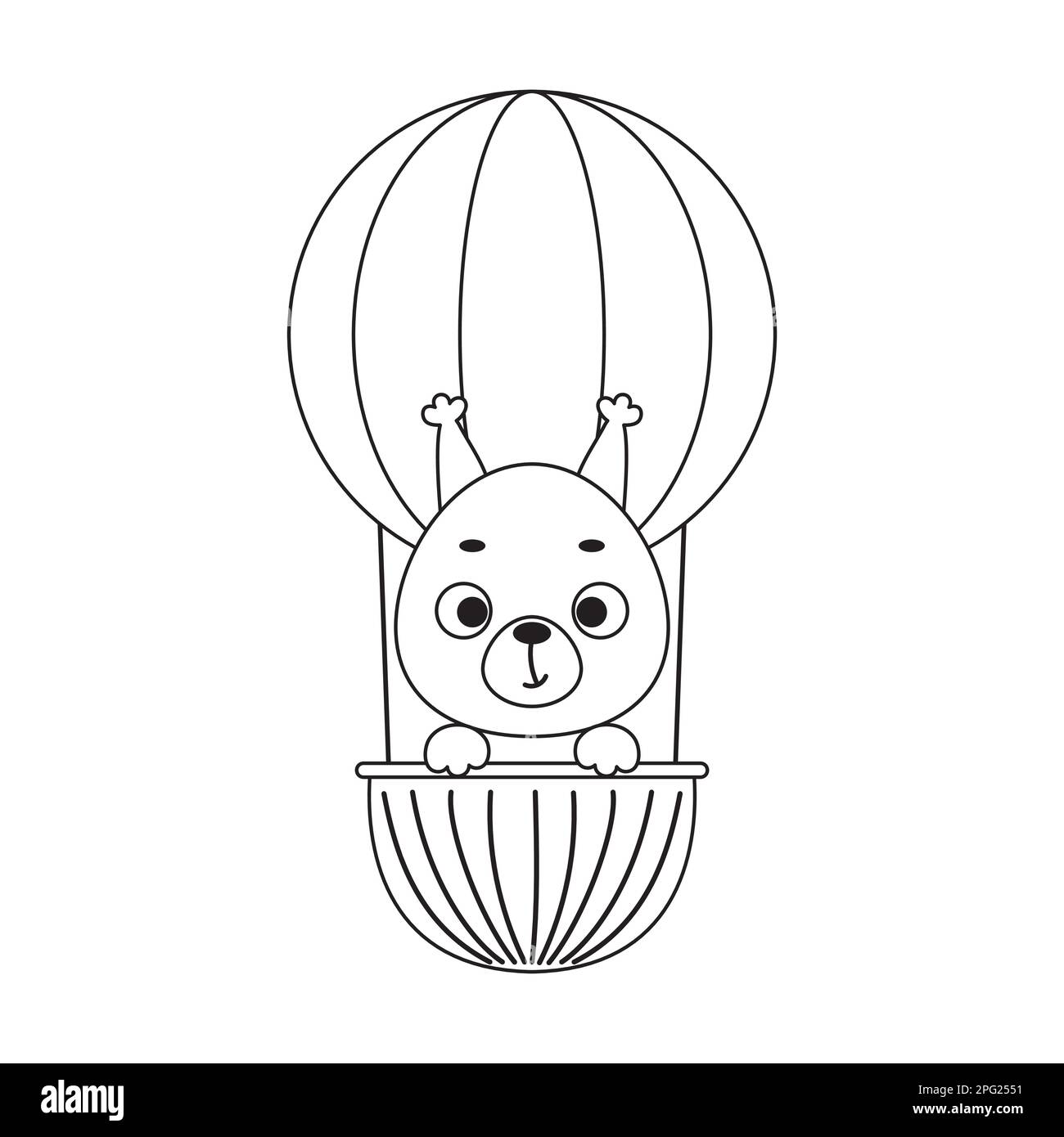 Ardilla voladora imãgen vectorial de stock