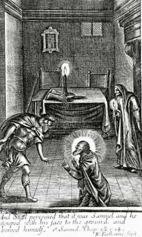 Era de verdad el pãritu de samuel al que invocã la bruja de endor samuel