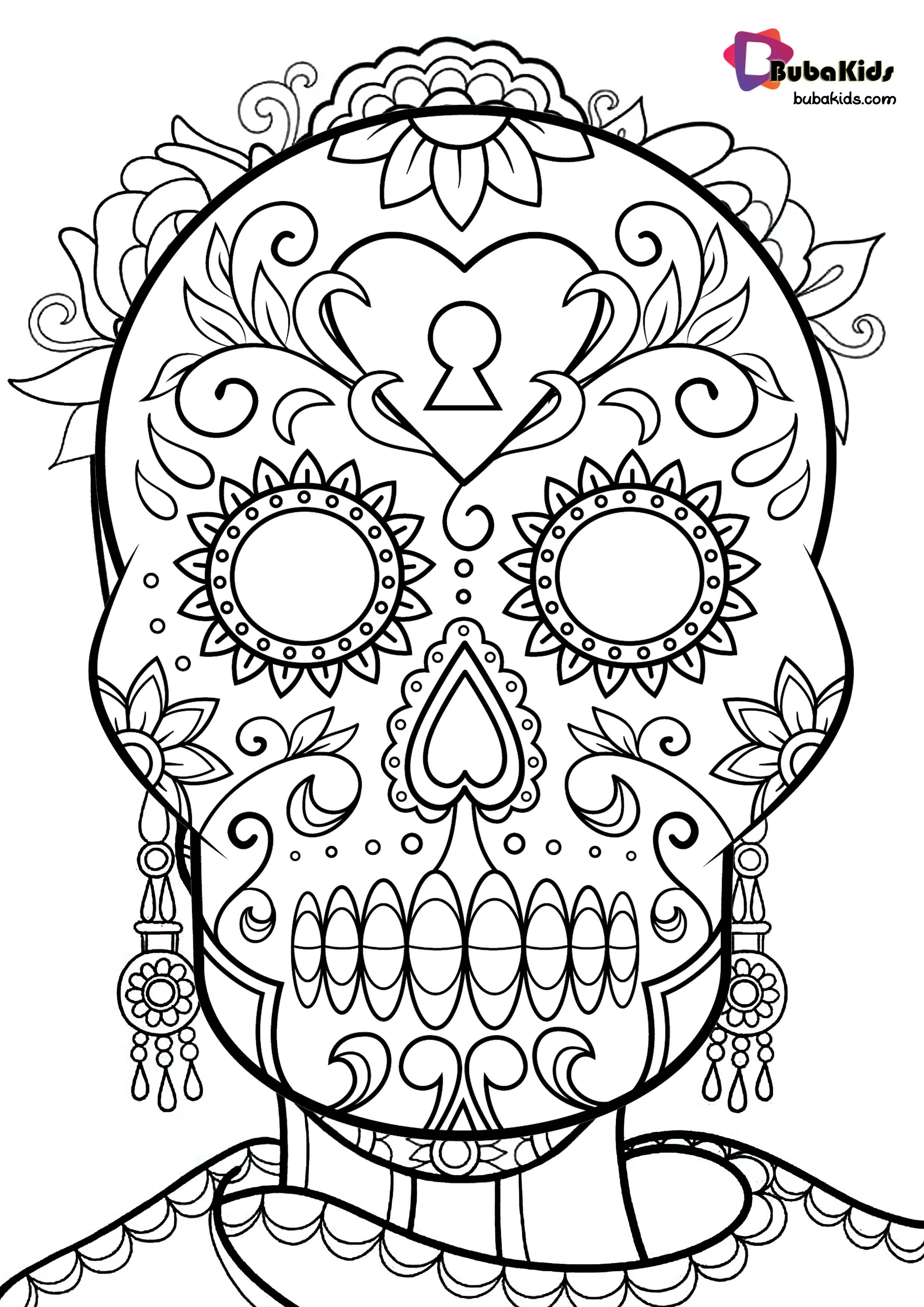 La calavera catrina coloring page bubakids coloringpage lacatrina coloringpage lacatrina câ skull coloring pages cartoon coloring pages coloring pages