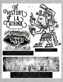 The history of la catrina coloring pages for day of the dead tpt