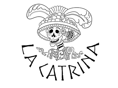 Dia de muertos la catrina by pablee on