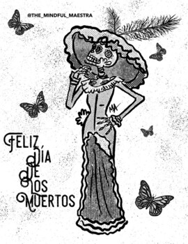 The history of la catrina coloring pages for day of the dead tpt