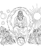 Th day of creation coloring page free printable coloring pages
