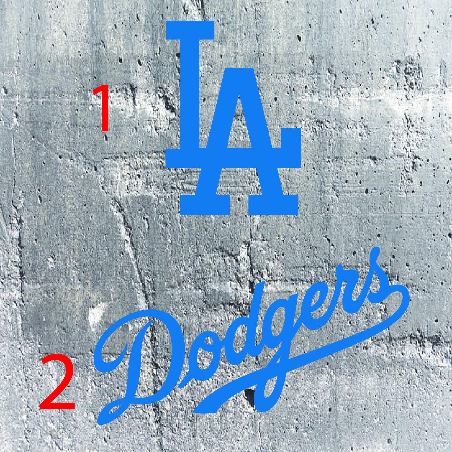 Dodger stencil