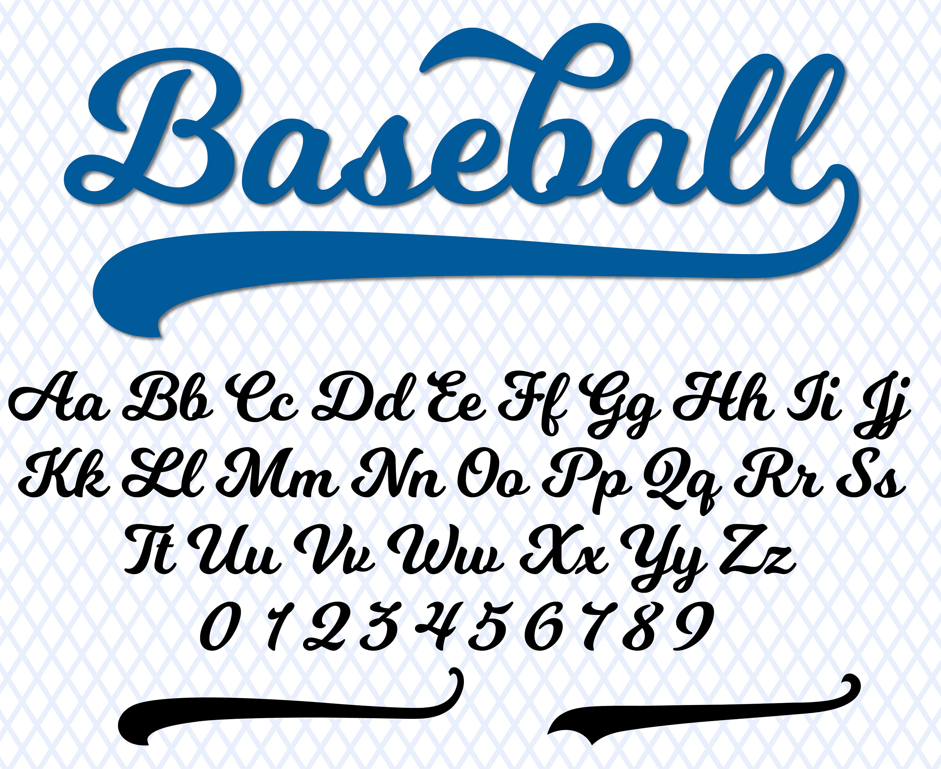Dodger stencil
