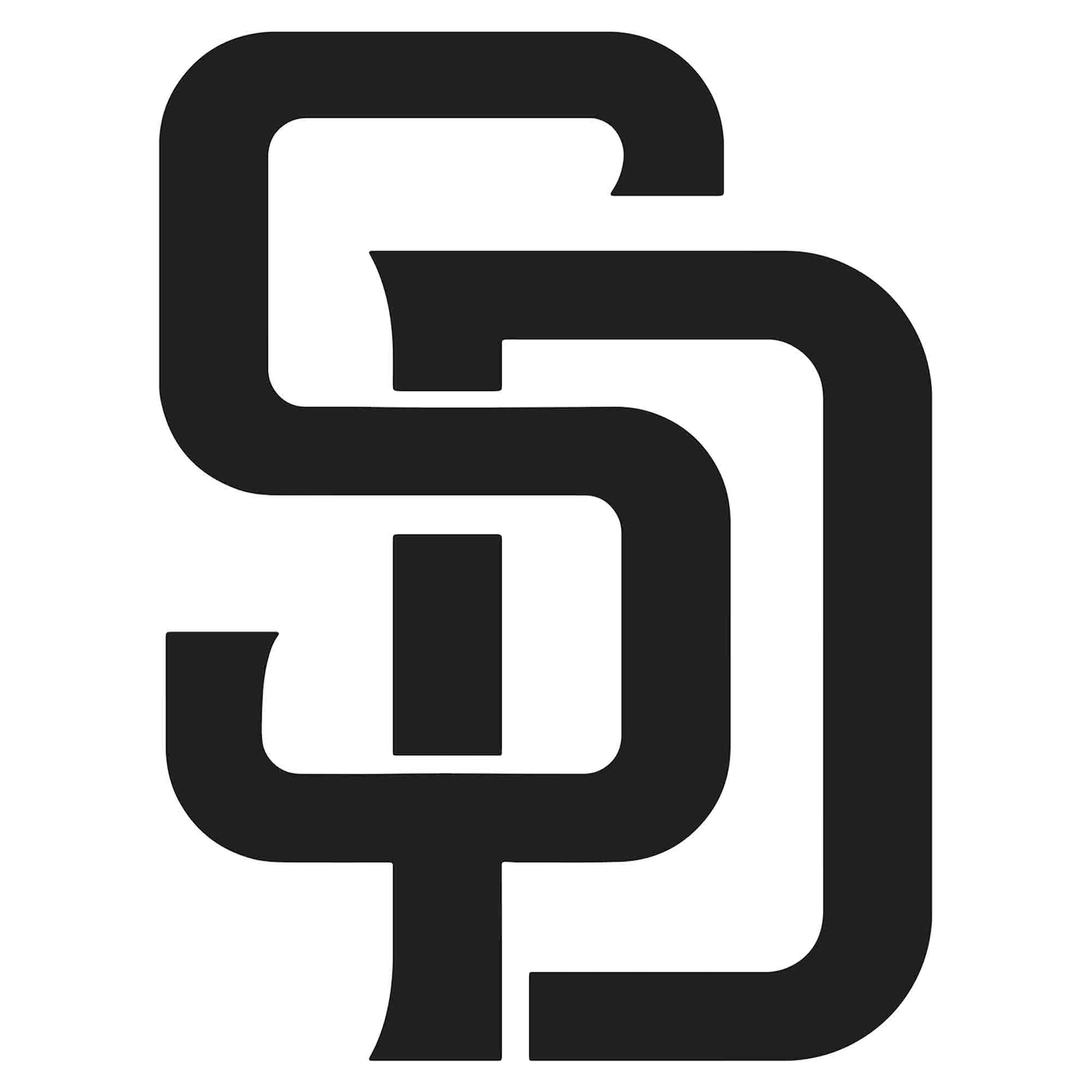 San diego padres stencil
