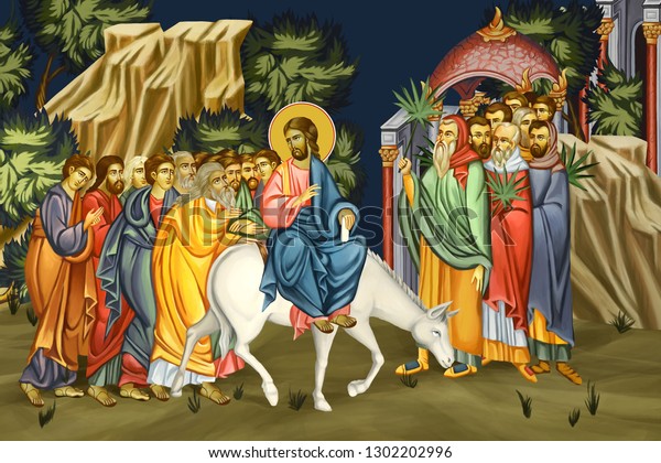 Imãgenes fotos de stock objetos en d y vectores sobre entry of jesus into jerusalem