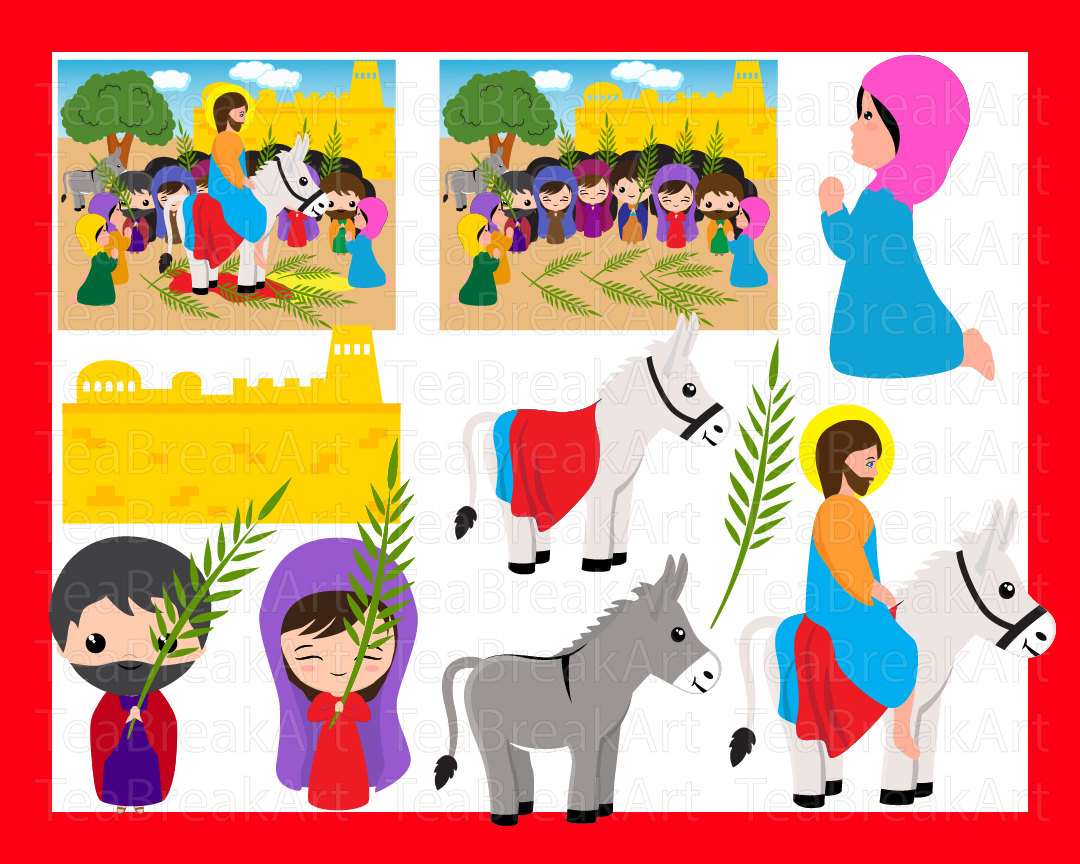 Palm sunday clipart