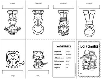 La familia the family mini booklet activity mini booklet activities spanish learning activities
