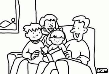 La familia lectura family coloring pages coloring pages coloring books