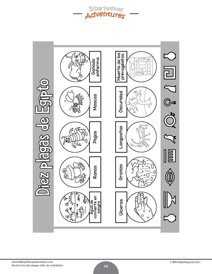Moisãs y las diez plagas libro de actividades pdf â bible pathway adventures