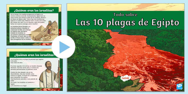 Powerpoint las plagas de egipto teacher