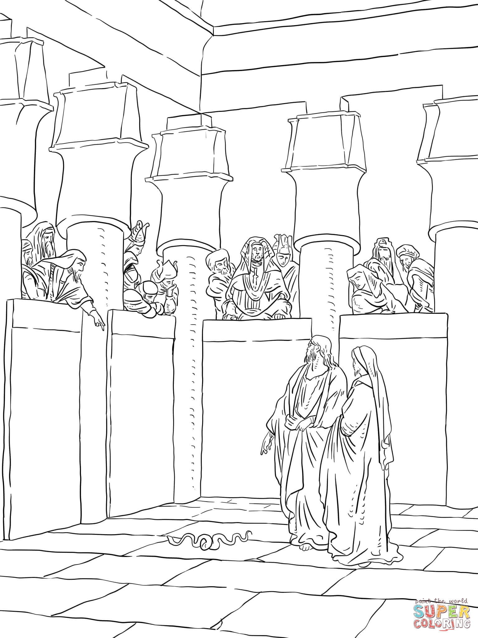 Free printable coloring pages of the ten plagues
