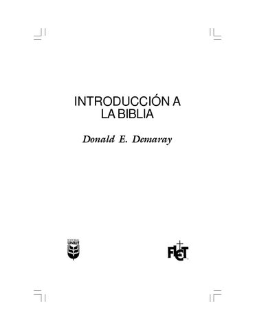 Introduccionbiblia demaray by elãas balam