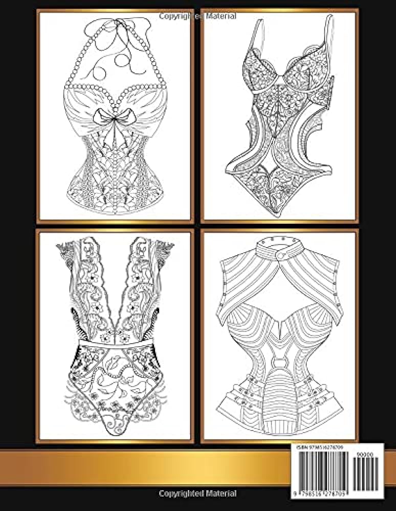 Naughty lingerie adult coloring book simple large print coloring pages with positive and good vibes inspirational quotes anti stress coloring book for seniors beginners girls test nph books