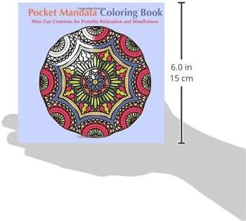 Pocket mandala adult colorg book mi zen creations for portable relaxation and mdfulness ocean offerg books