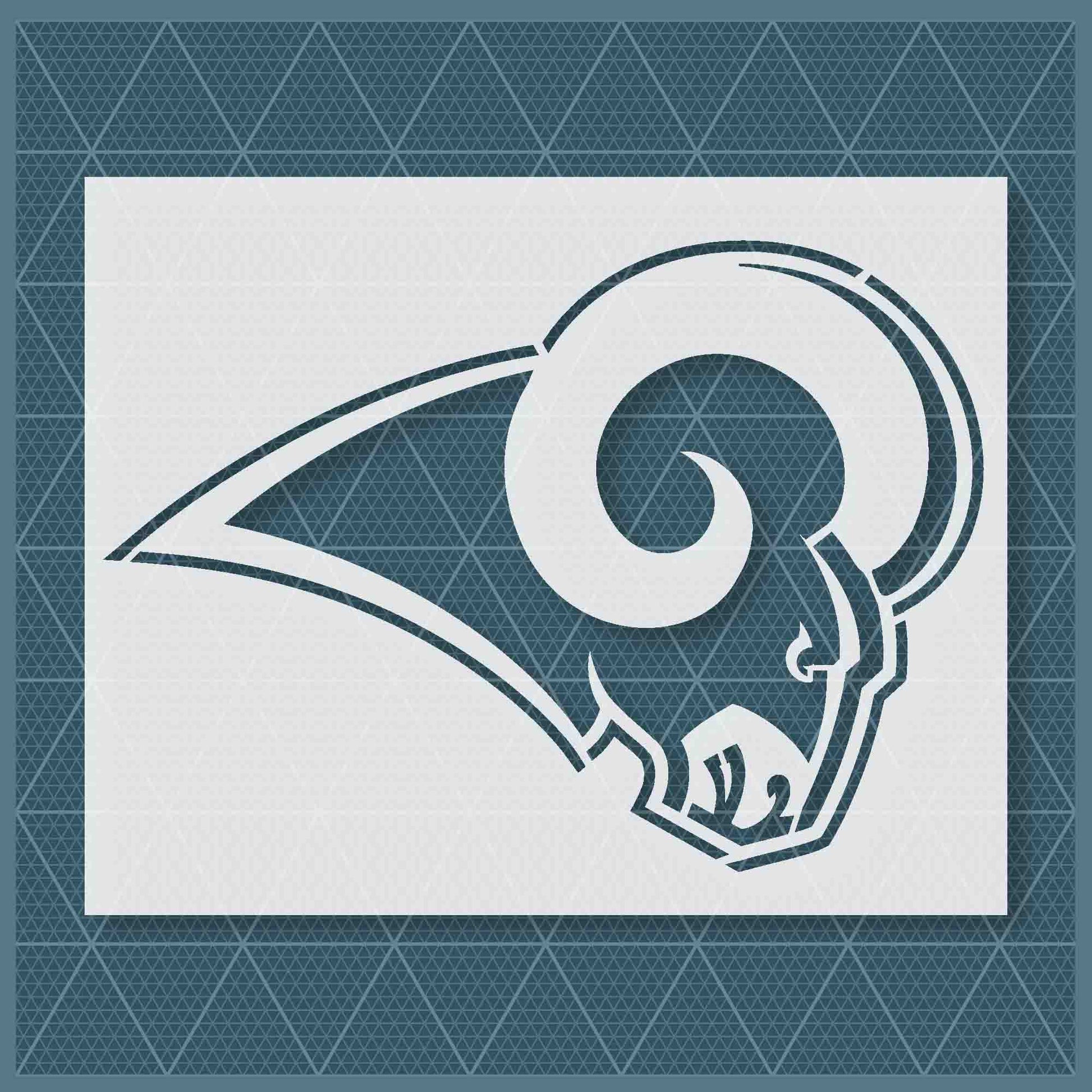 La rams stencil