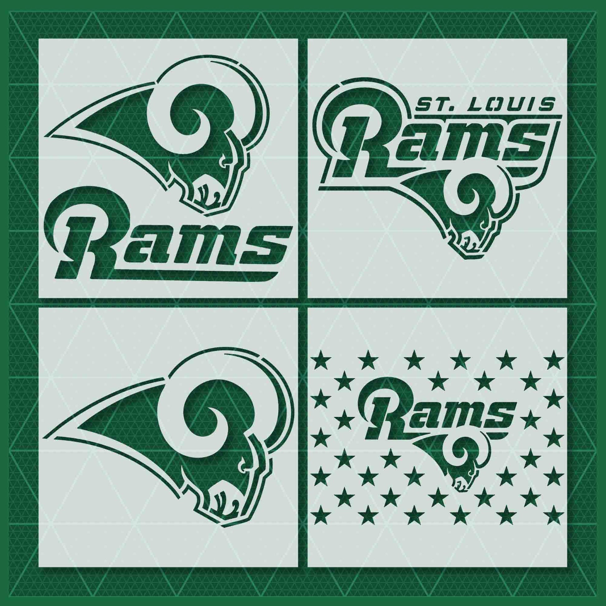 La rams stencil