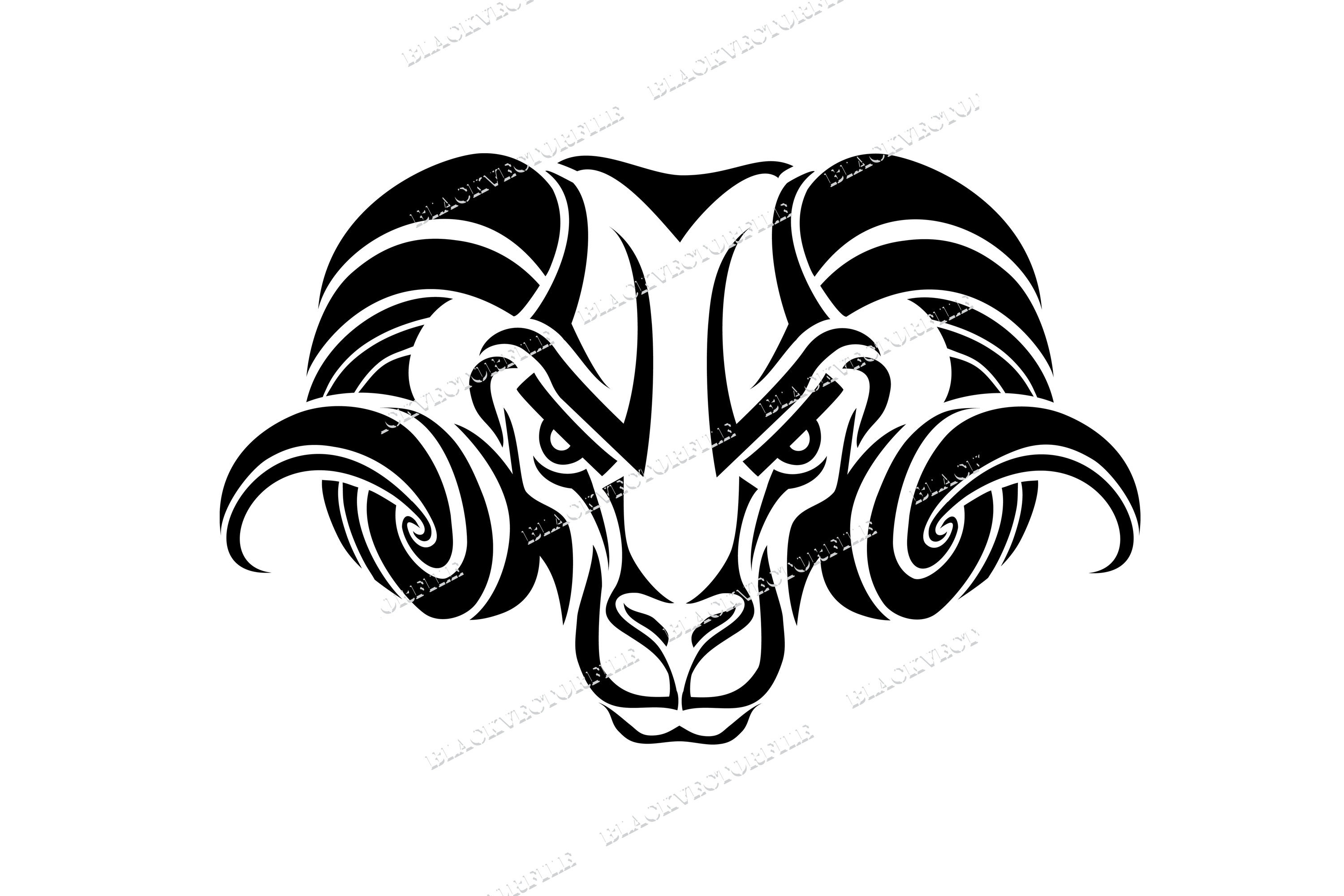 La rams stencil