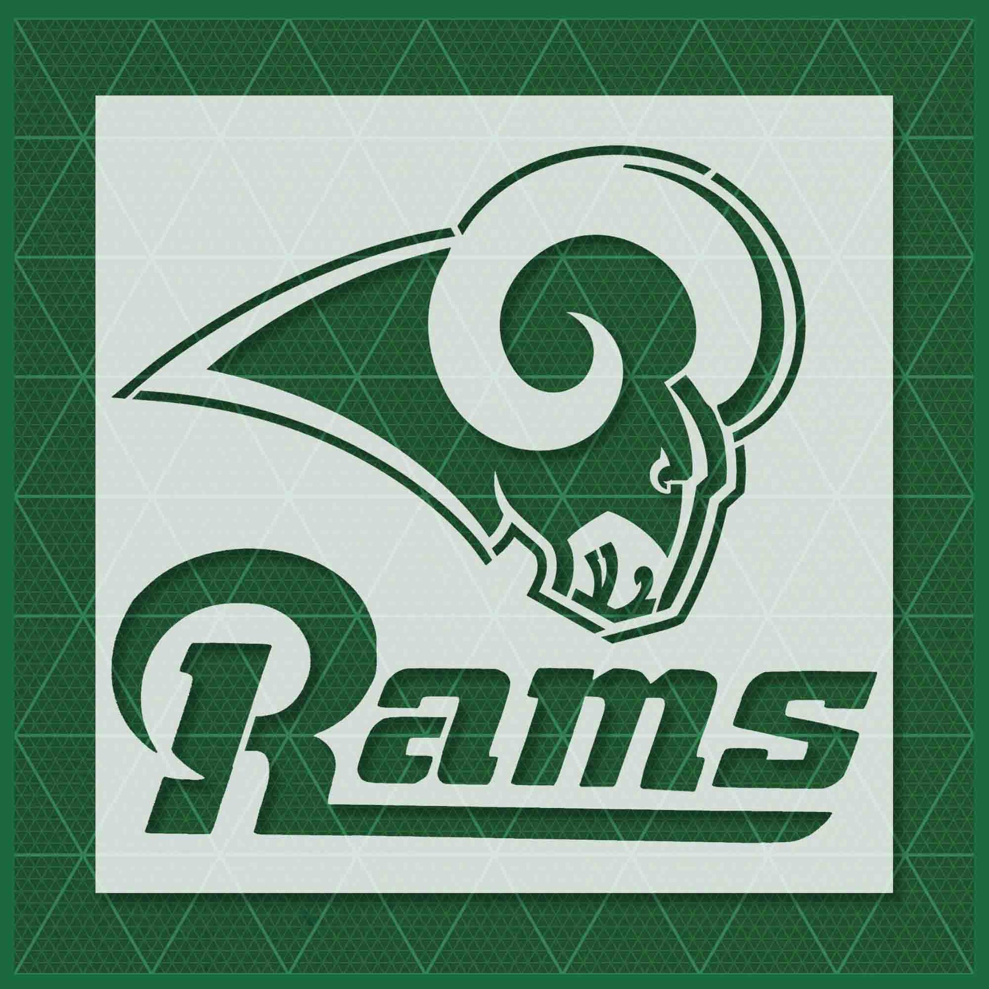 La rams stencil