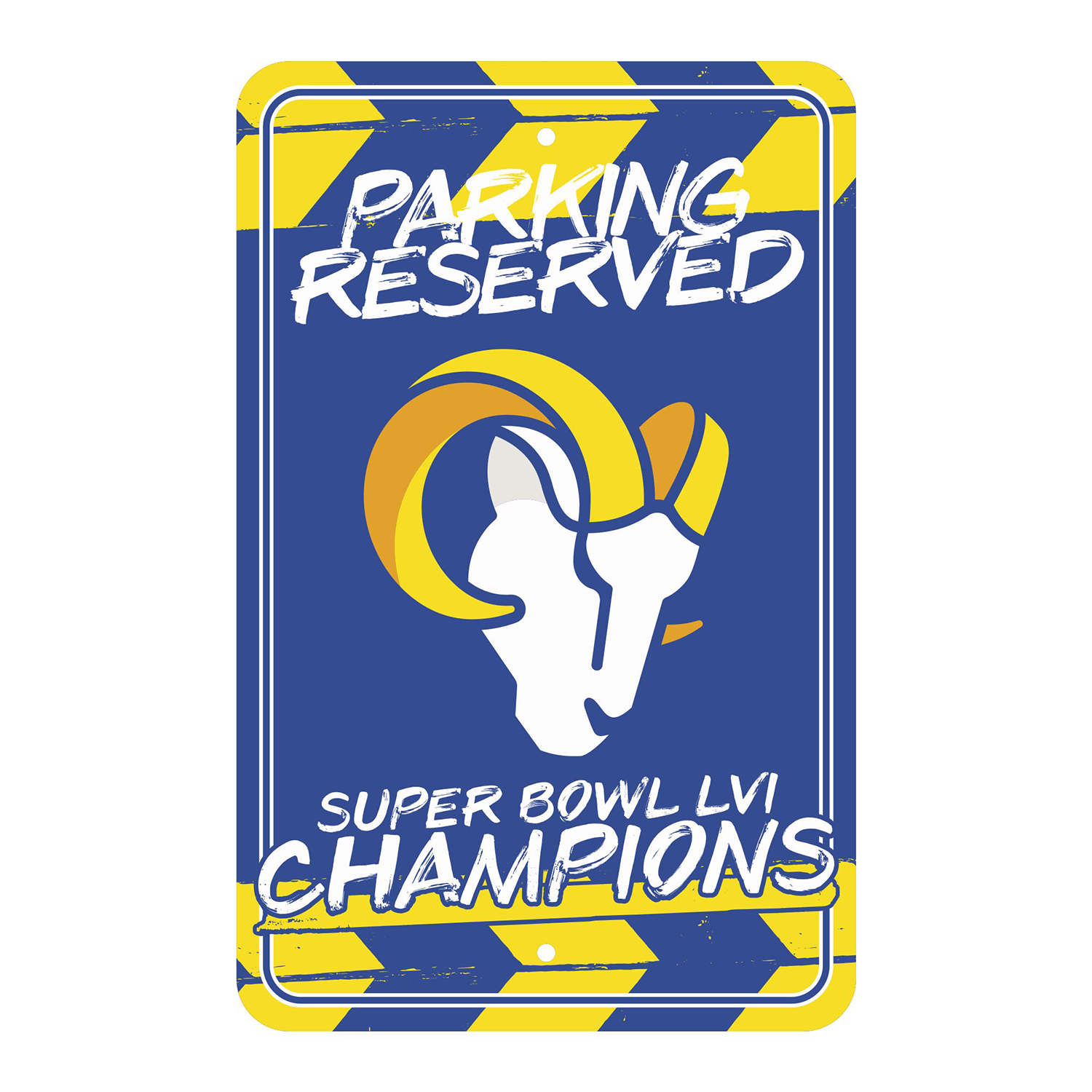 Nfl los angeles rams super bowl lvi parking sign sku k