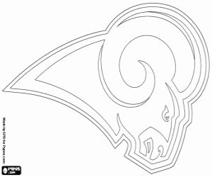 Free coloring pages coloring sheets printable coloring pages coloring pages st louis rams nfl logo