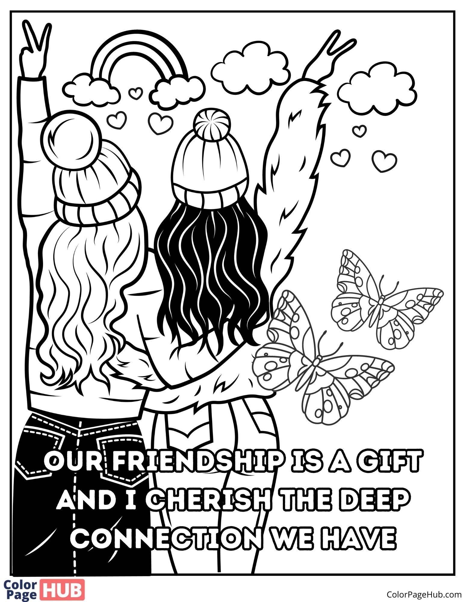 Affirmations coloring pages printable and free