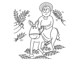 Holy week drawings for children ppt