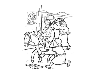 Holy week drawings for children ppt