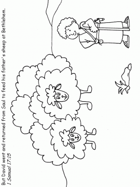 David bible coloring pages coloring pages bible coloring pages david bible