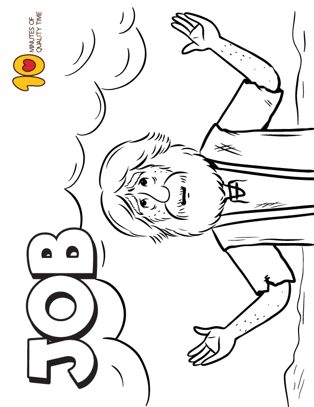 Job coloring page sunday school coloring pages bible stories for kids sunday school coloring sheets