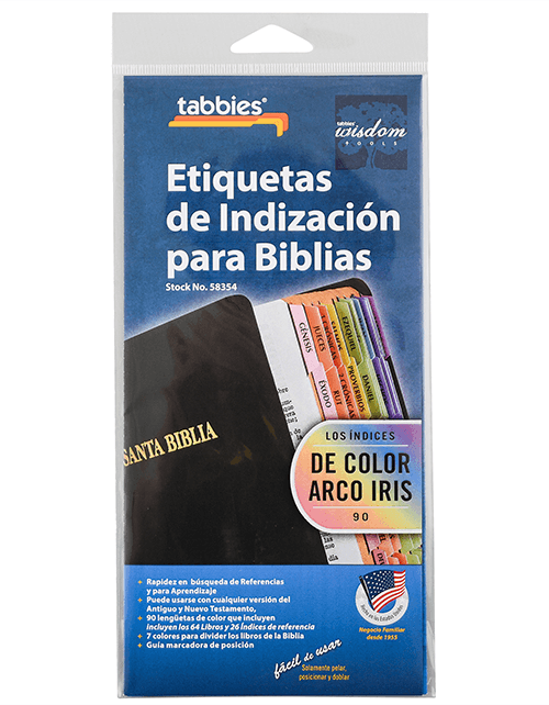 Tabbies spanish rainbow bible tabs